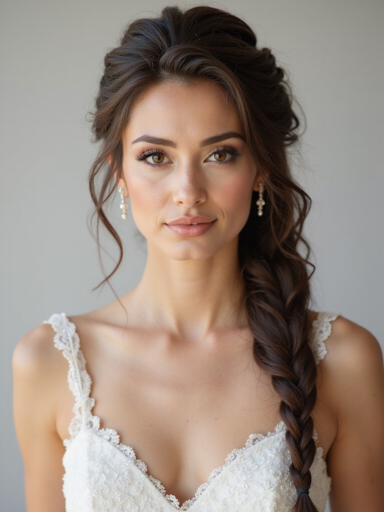 braid styles for wedding dresses