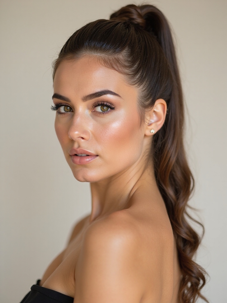 braided ponytail wedding upgrade