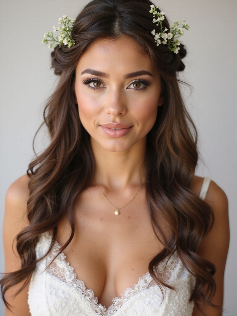 braids flowers elegance transformation