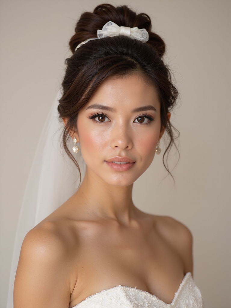 bridal half up hairstyles