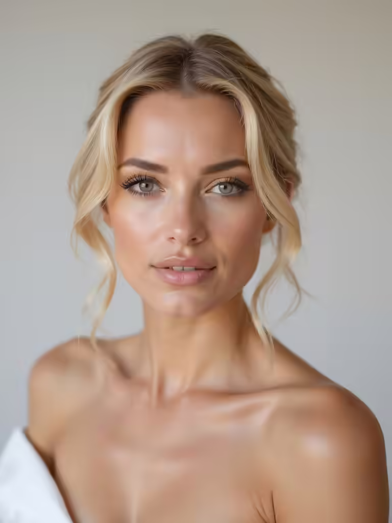 bridal makeup for blondes