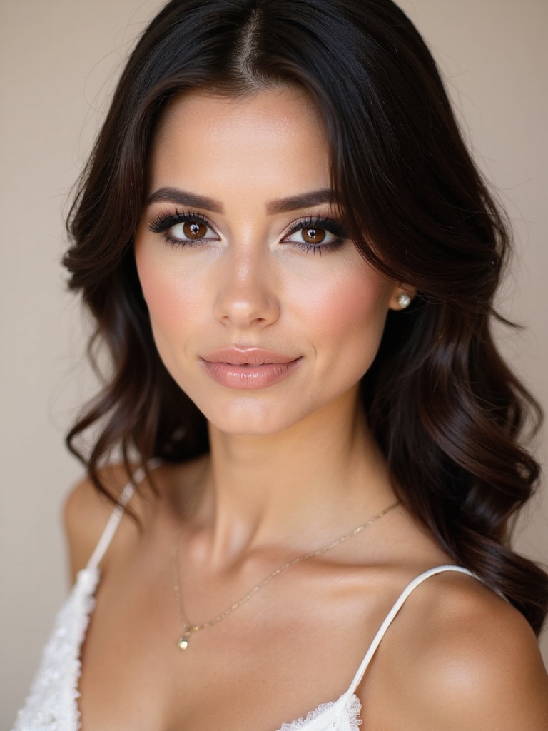 bridal makeup for brunettes