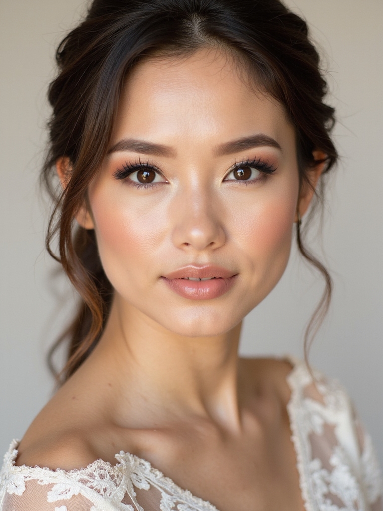 bridal makeup reflects personality