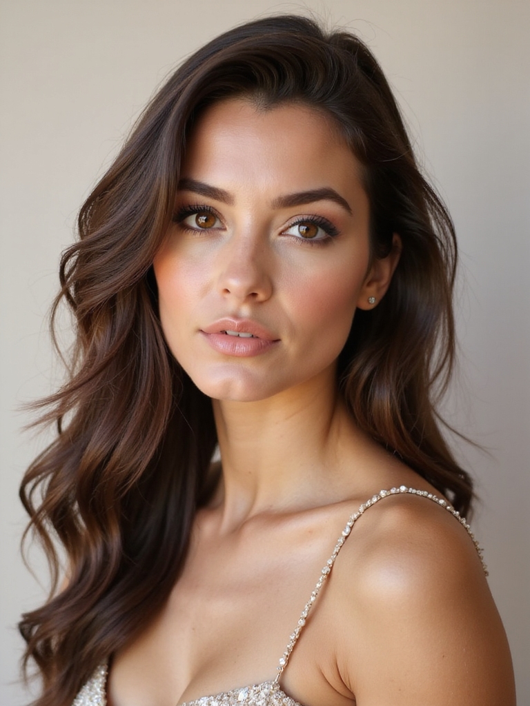 bridesmaid makeup for hazel eyes