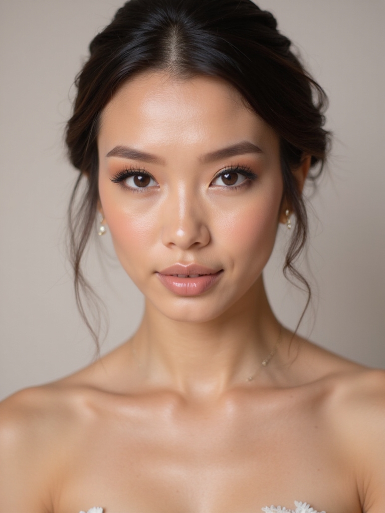 brighten without widening face