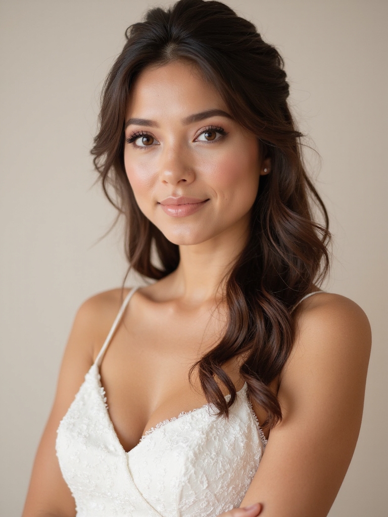 champagne eyeshadow for bridesmaids