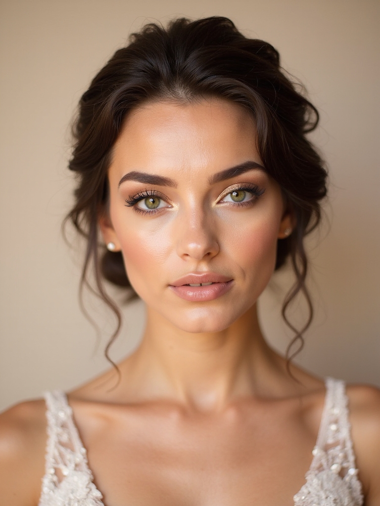 champagne gold wedding eyeshadow