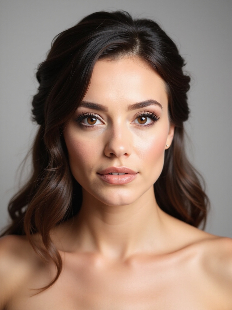 chic half up elegance versatile