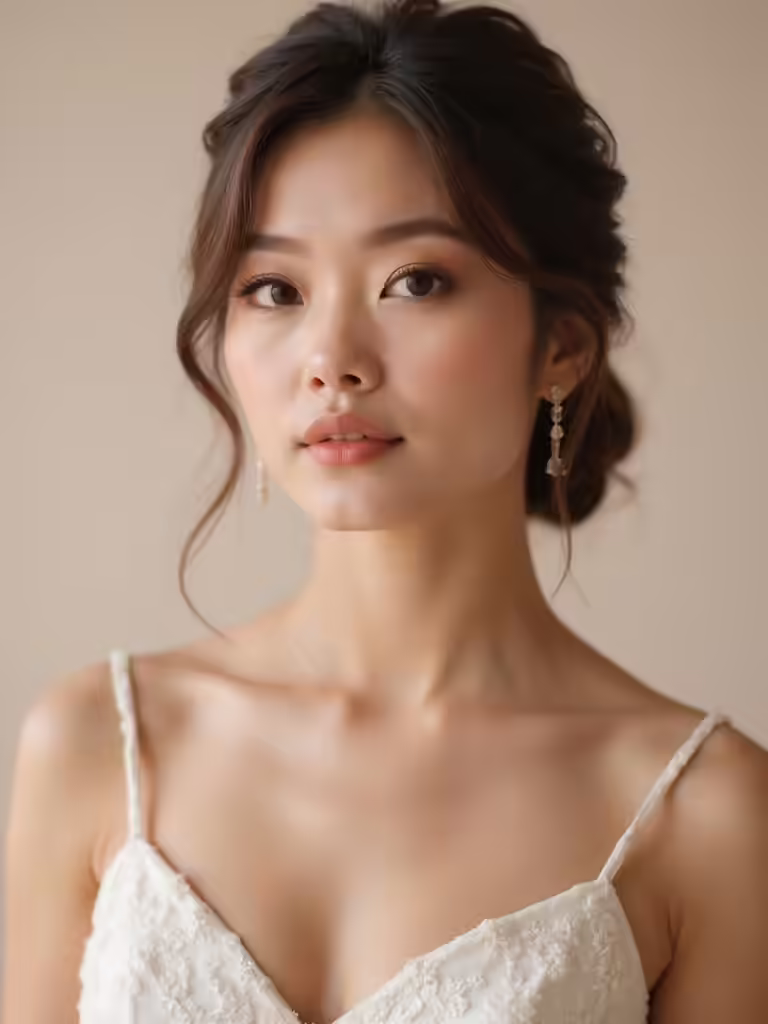 chic soft bridesmaid makeup