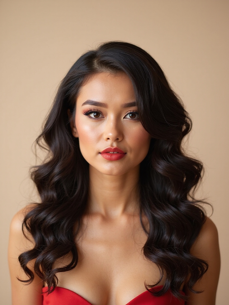 classic hollywood wedding hairstyle