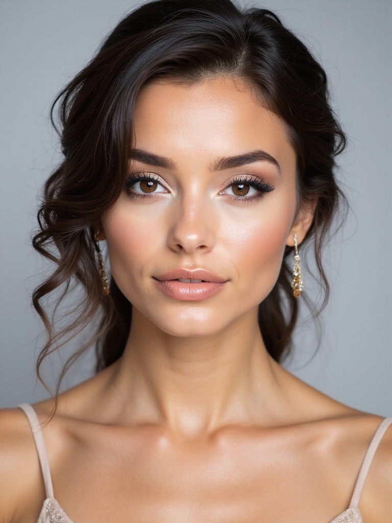 classic neutral eye makeup