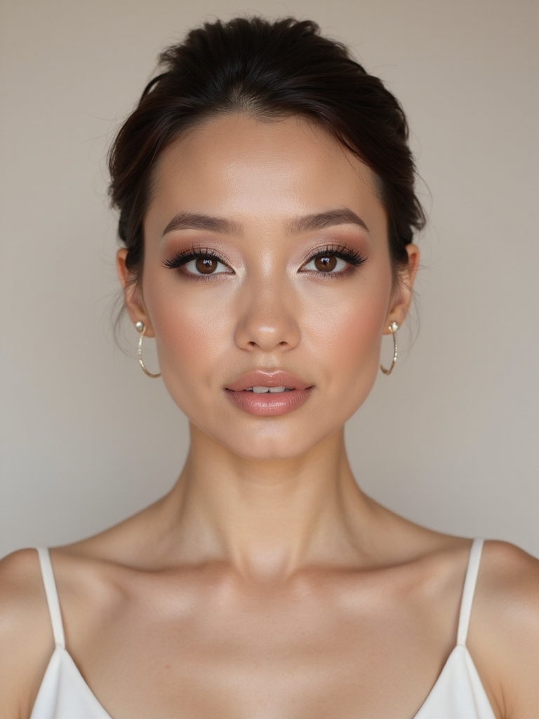 classic soft bridesmaid makeup