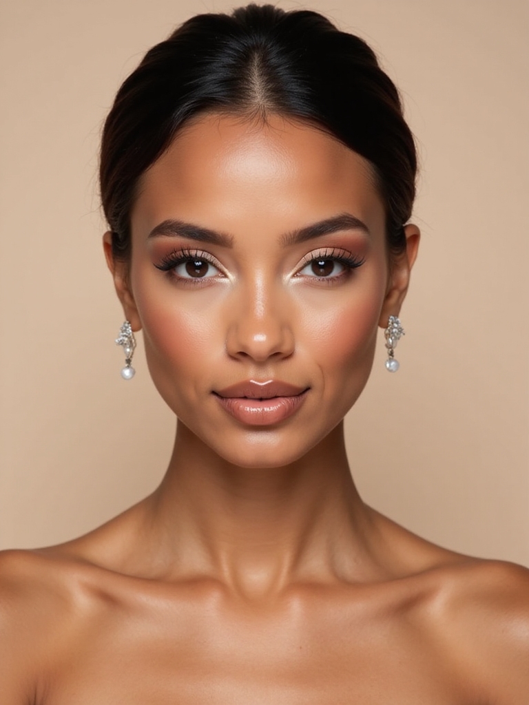 cohesive bridal party makeup