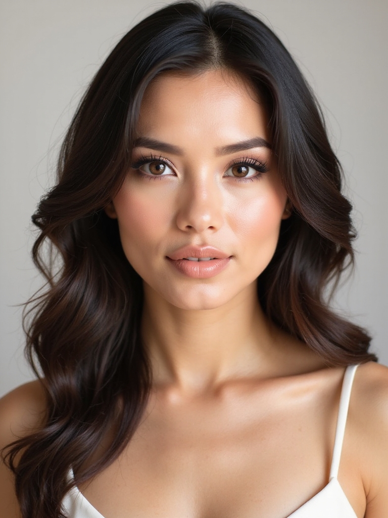 confident beautiful engagement makeup