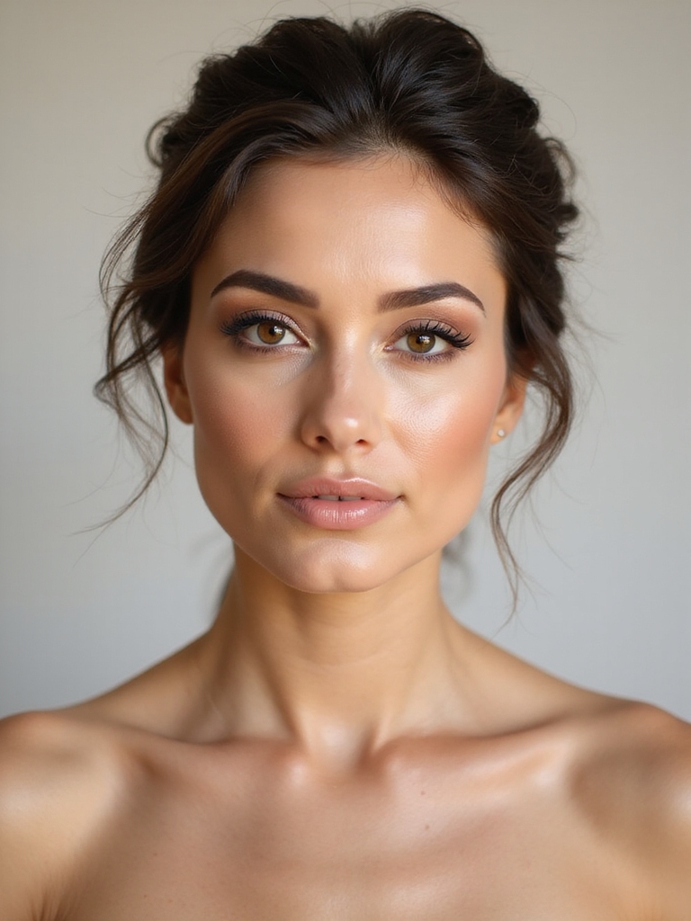 confident radiant wedding makeup