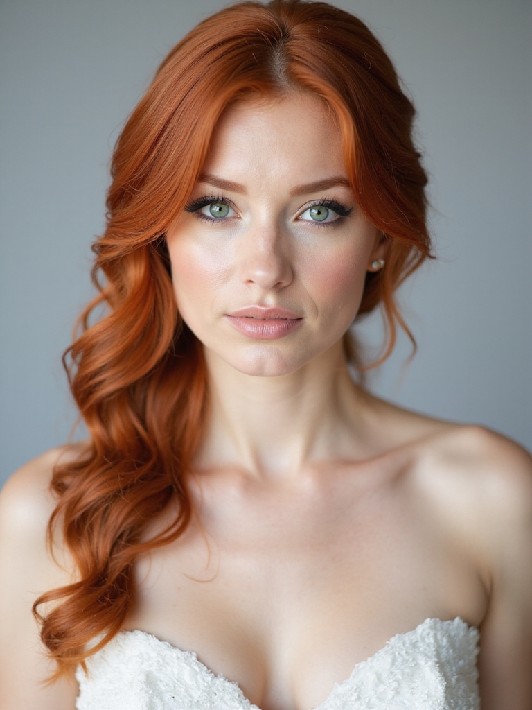 cool makeup for redheads