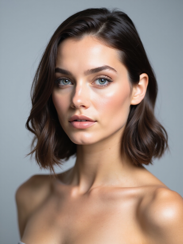 cool toned makeup for blue eyes