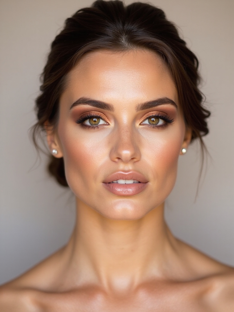 copper and bronze eyeshadow tips