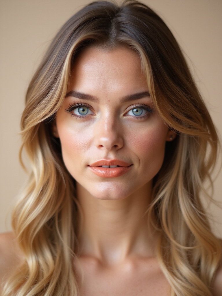 copper bronze blue eyes