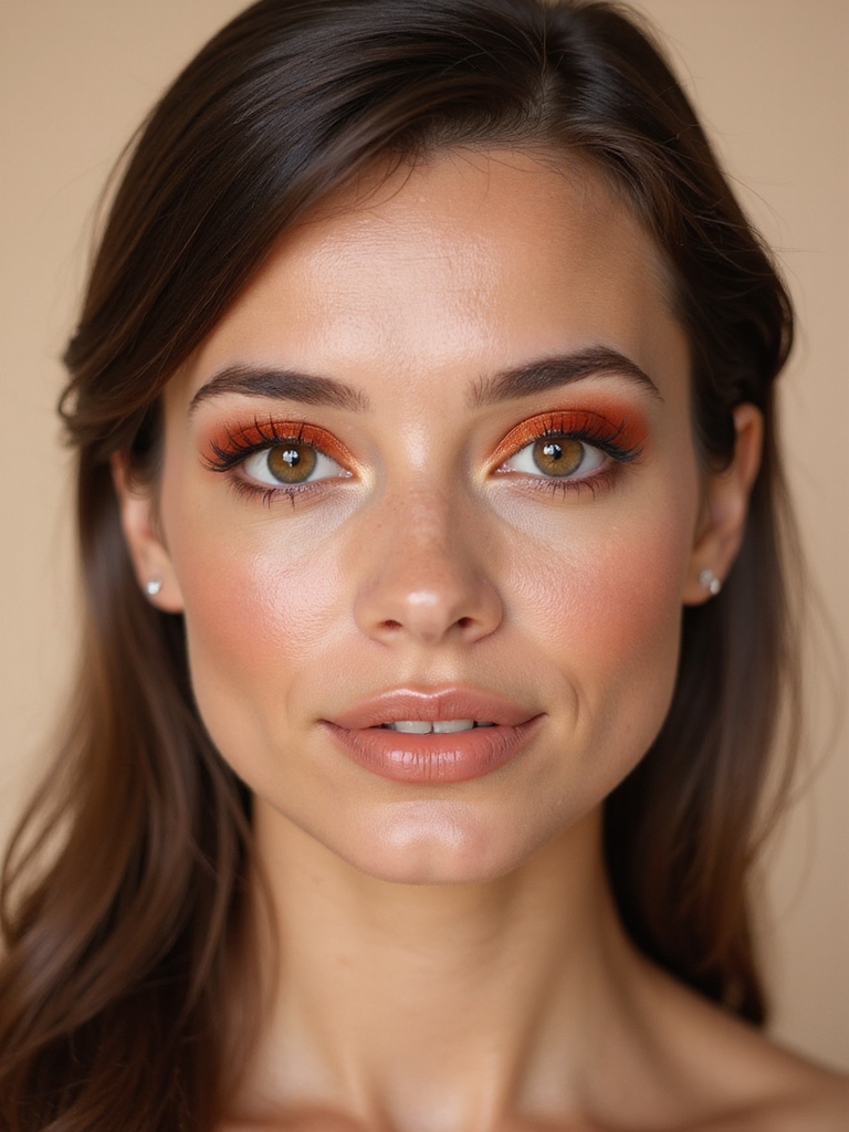 coppery tones enhance hazel
