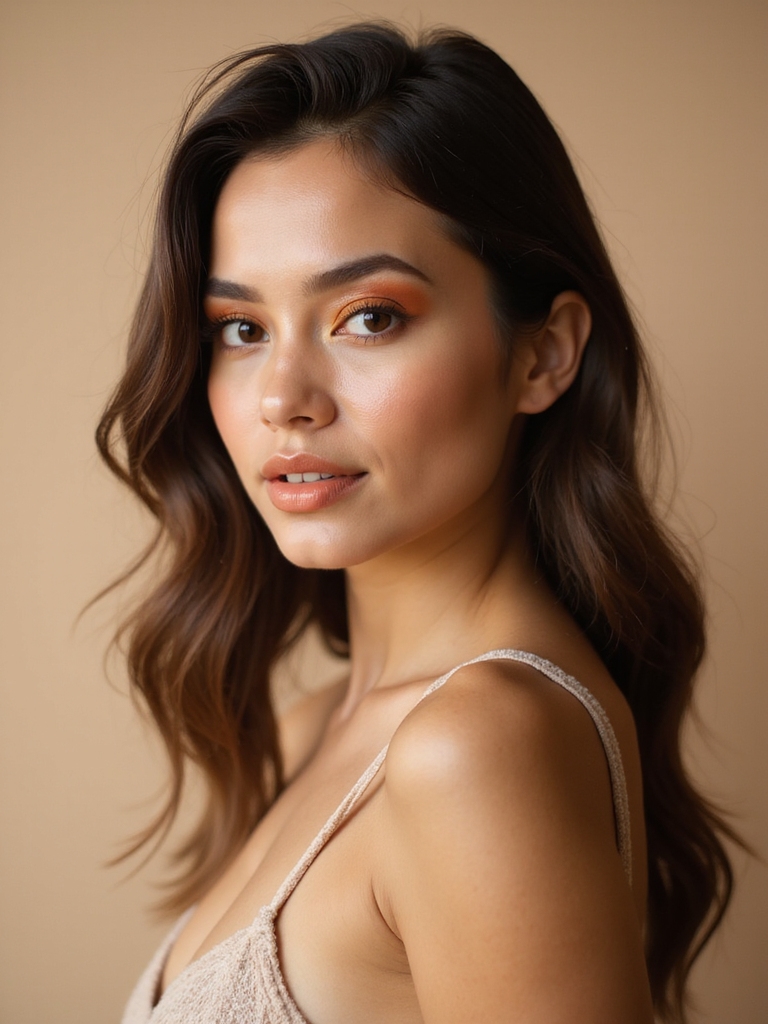 cozy pumpkin eyeshadow glow