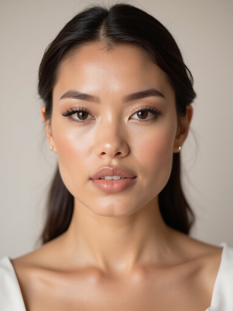 creamy neutral wedding makeup