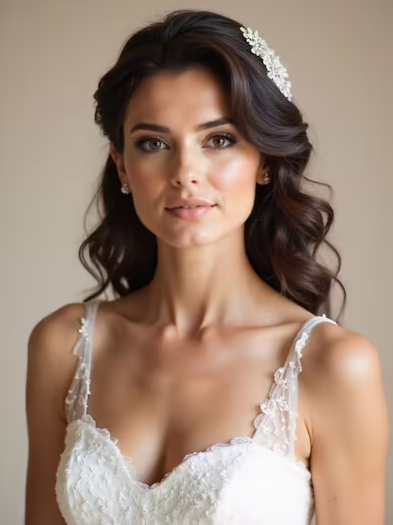 curly wedding hair styles