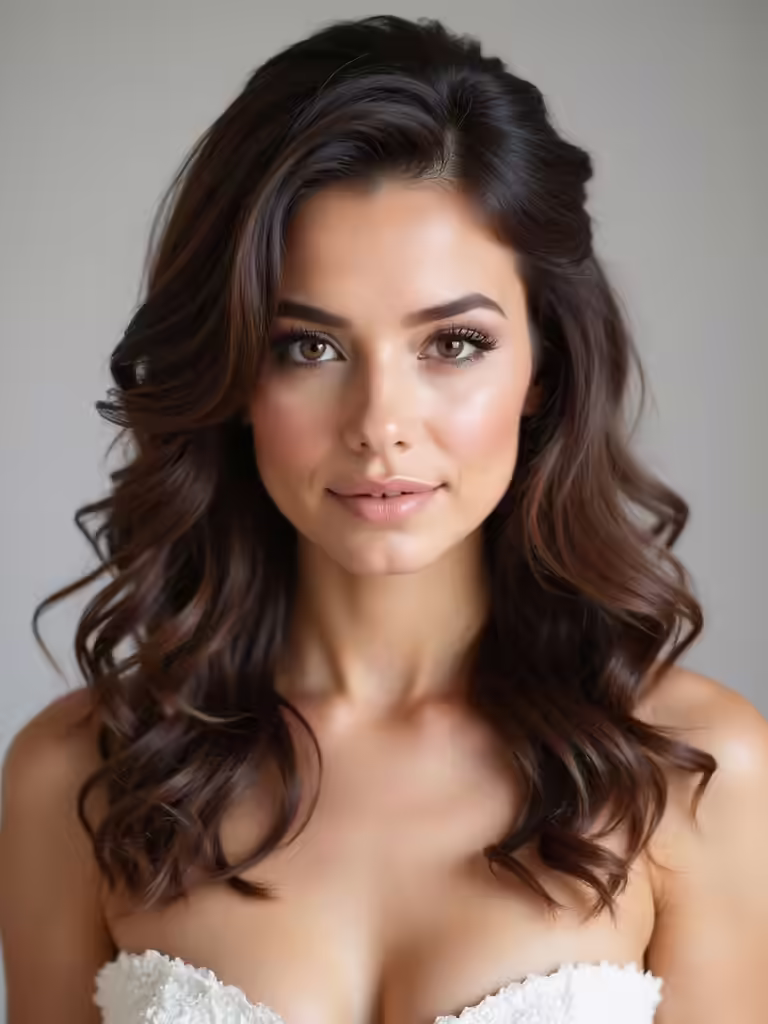 curly wedding hairstyle inspiration
