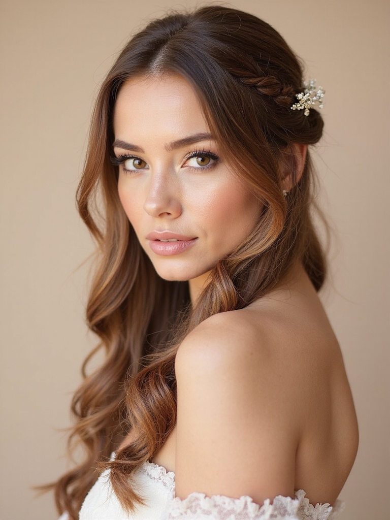 delicate boho braid details