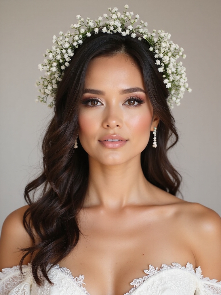 delicate bridal hair accent