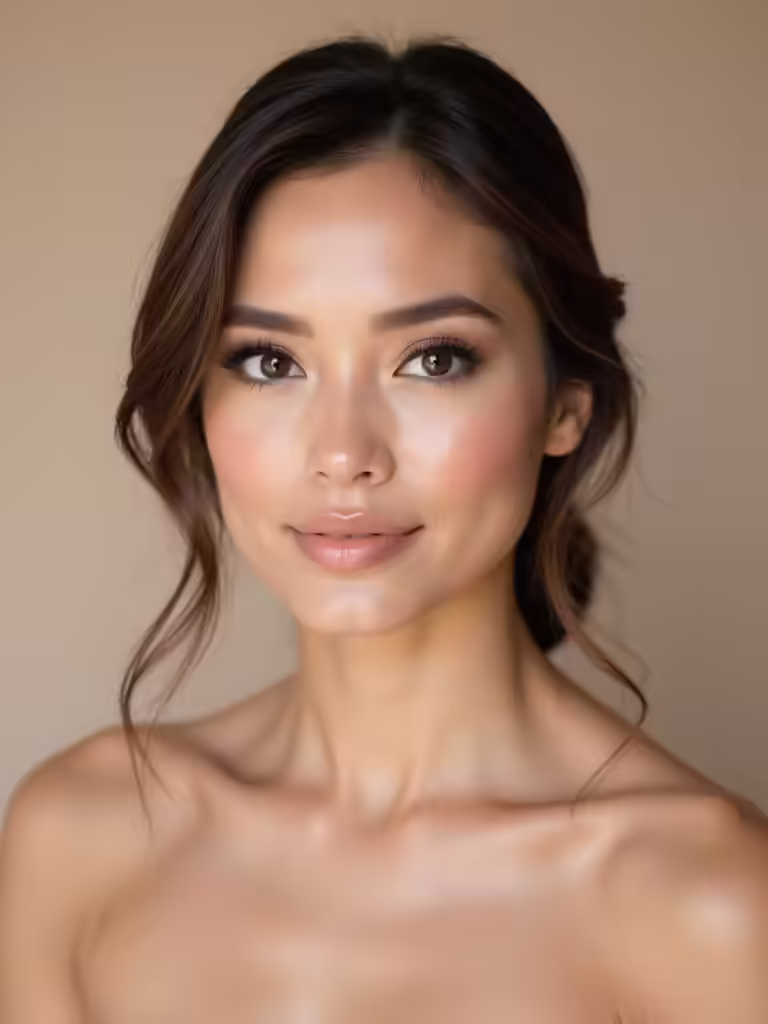 delicate glow for bridesmaids