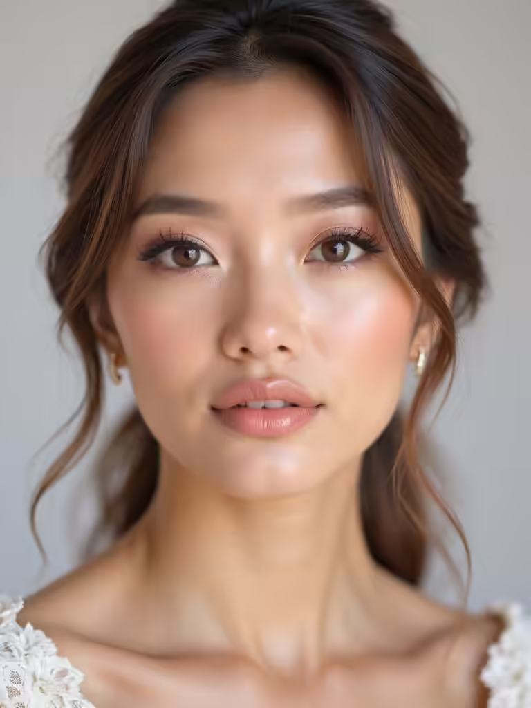delicate pastel bridal elegance