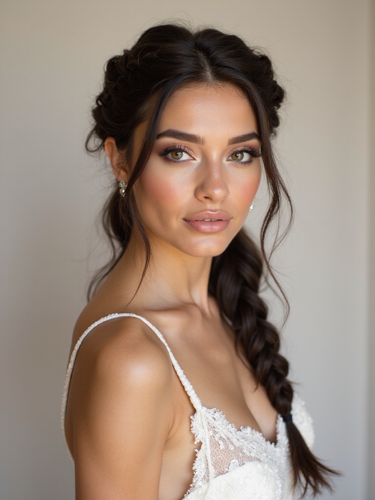 dewy bridal makeup elegance