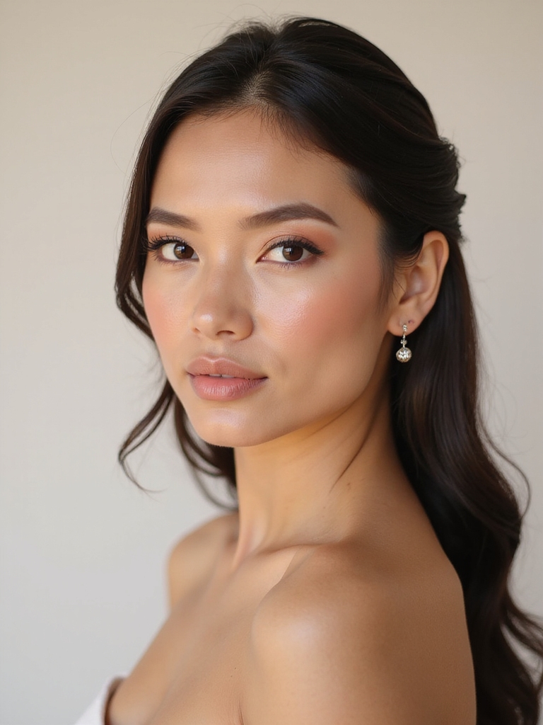 dewy complexion soft eyeshadow