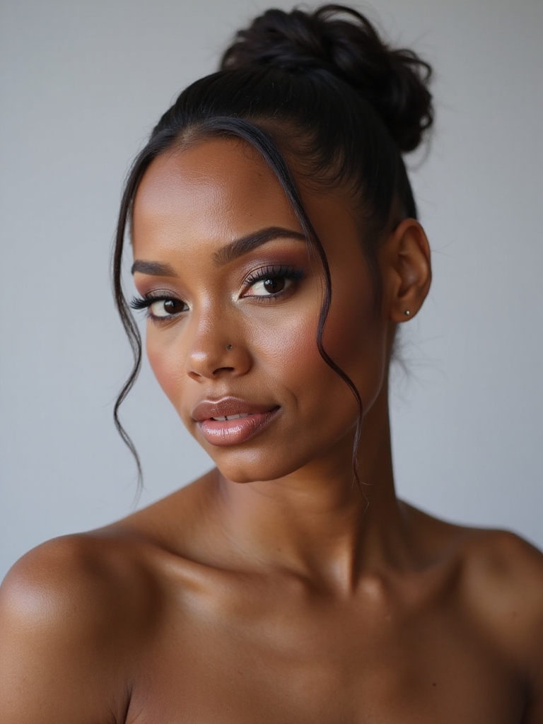 dewy highlights for dark complexions