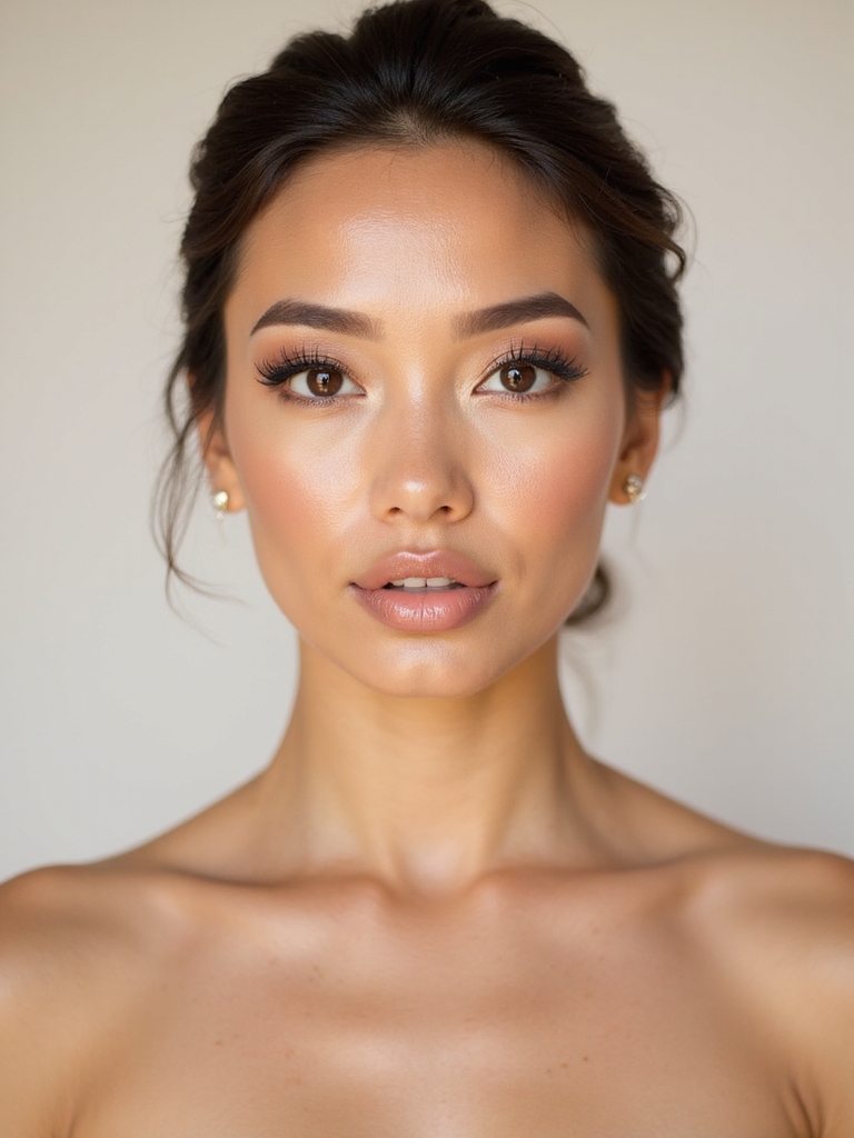 dewy radiant bridal makeup
