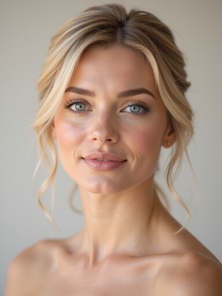 dewy radiant bridesmaid glow