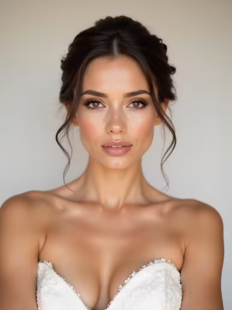 dramatic bridal makeup styles