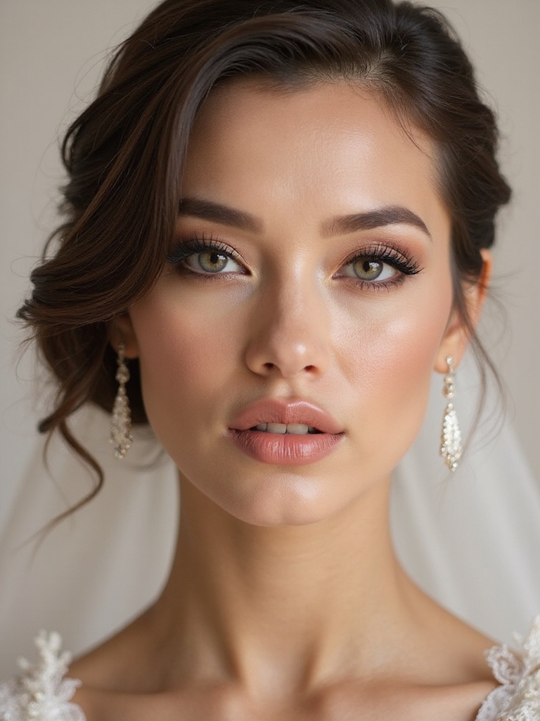 dramatic eyes bold lips