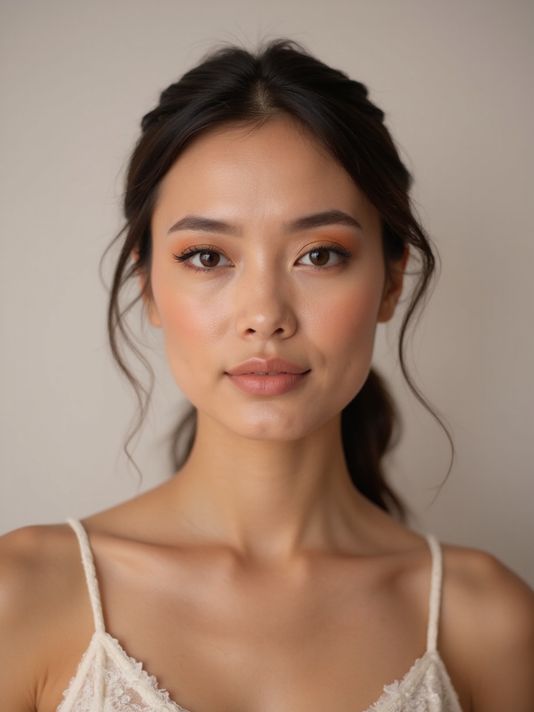 earthy natural engagement makeup