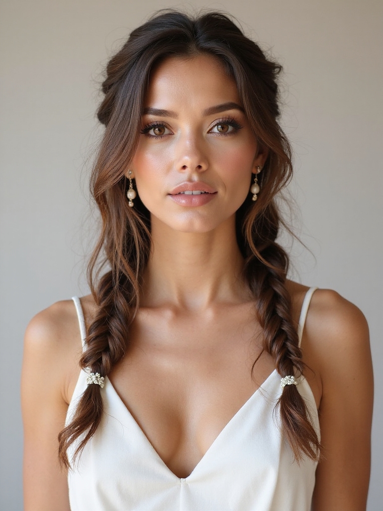 effortless boho braids and waves