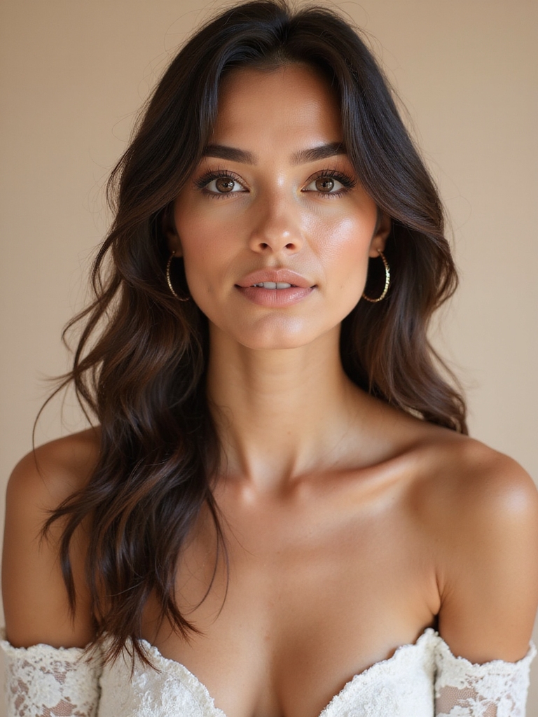 effortless boho bridal glow
