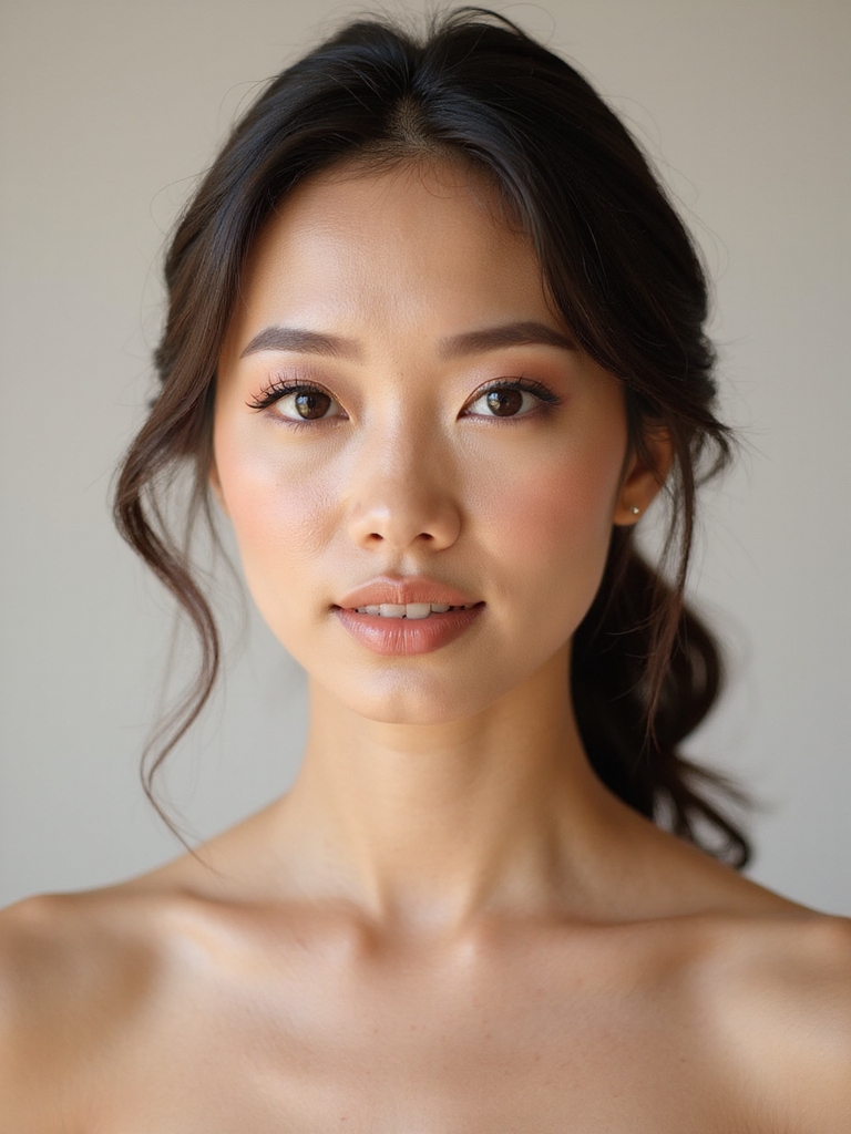 effortless bridal dewy makeup
