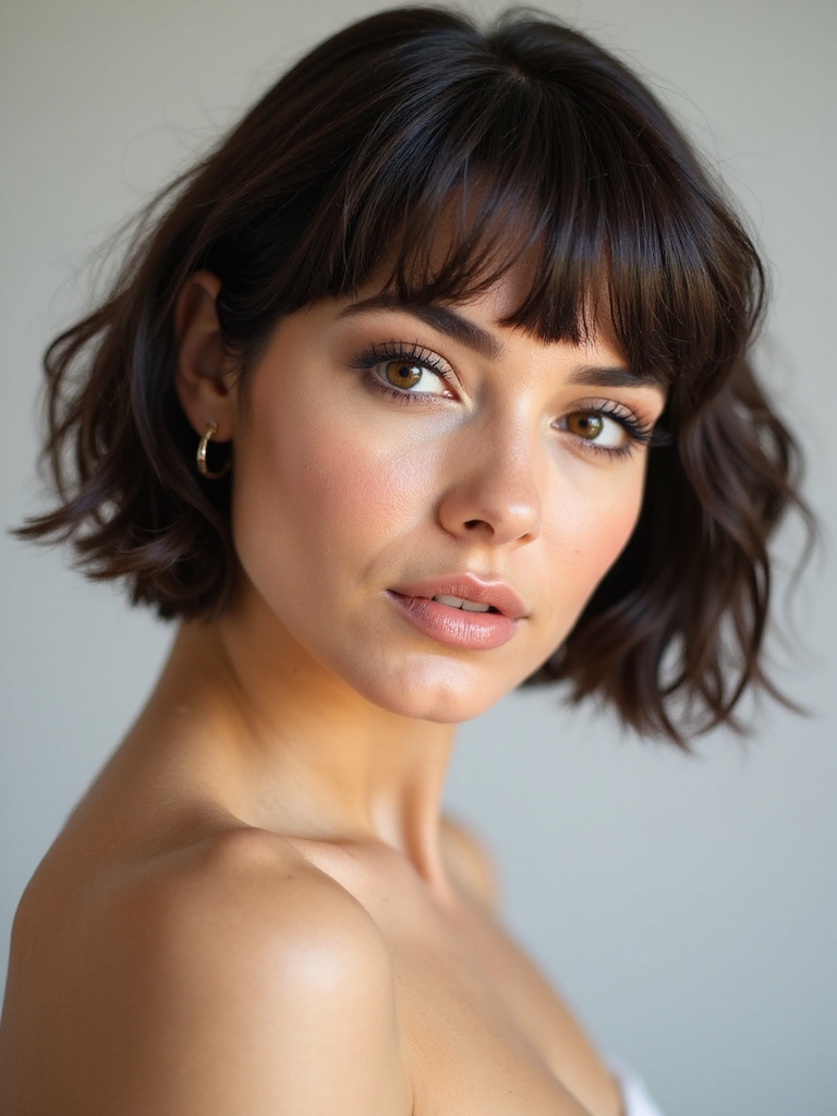 effortless chic half up hairstyle