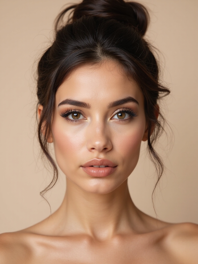 effortless chic high bun