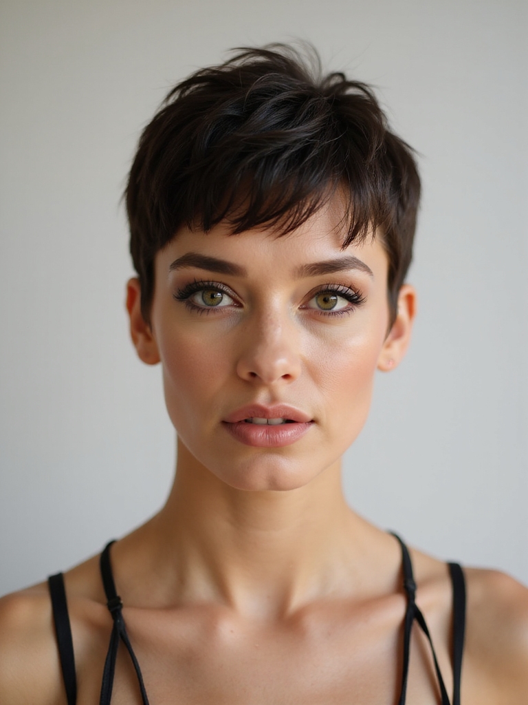effortless chic textured pixie