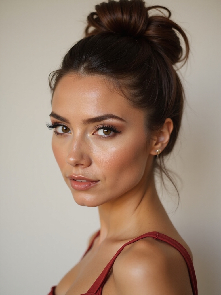 effortless chic top knot