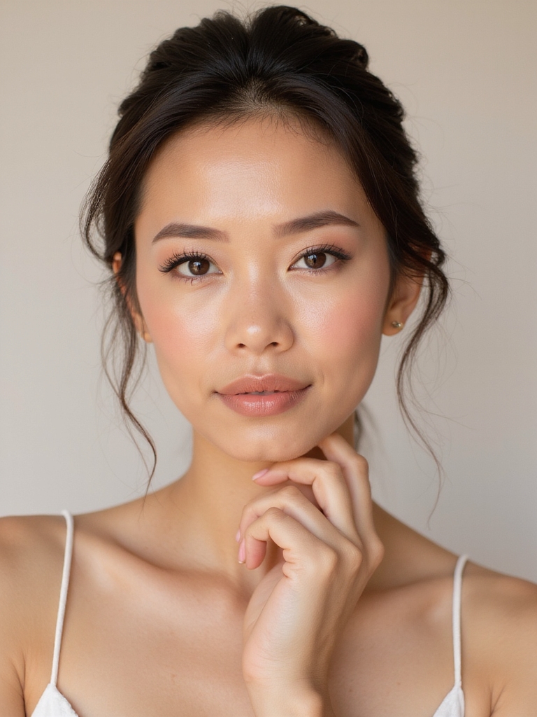 effortless fresh bridal beauty