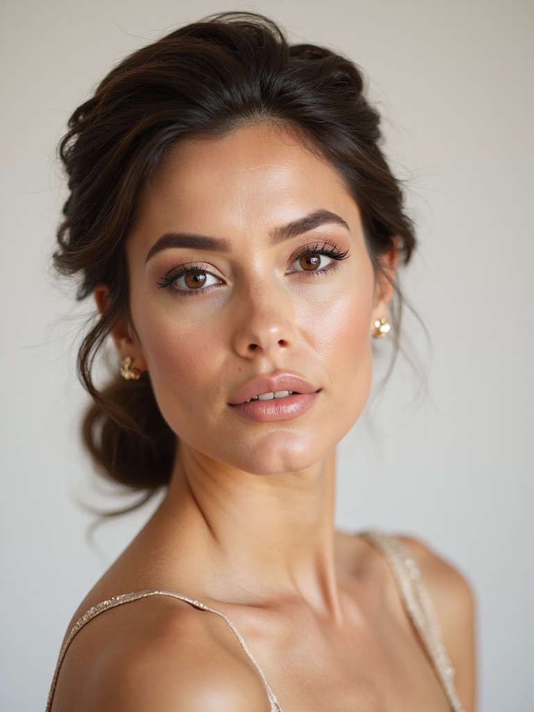 effortless half up twists elegance