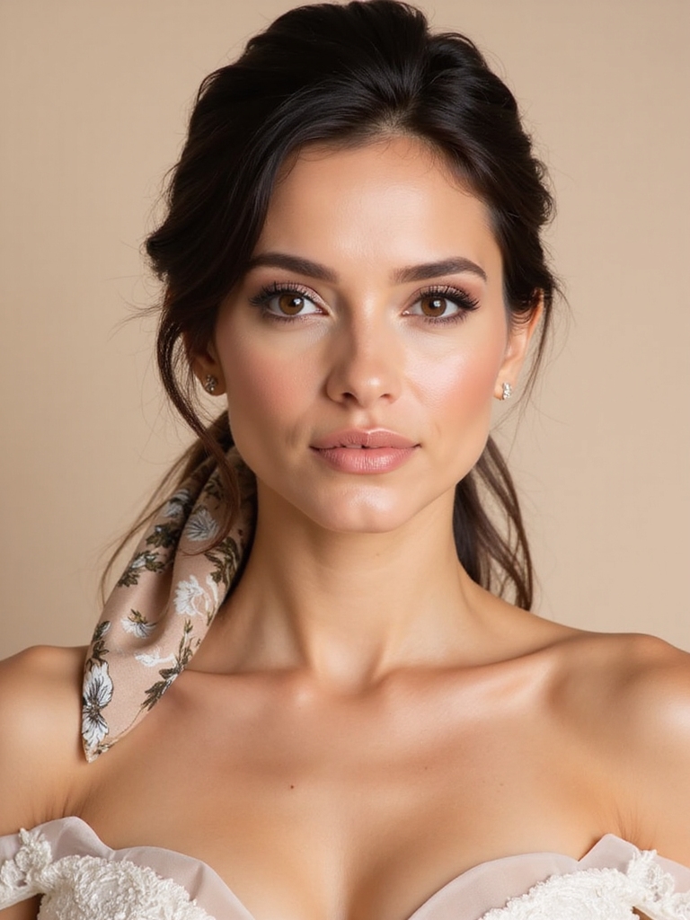 effortless low ponytail elegance